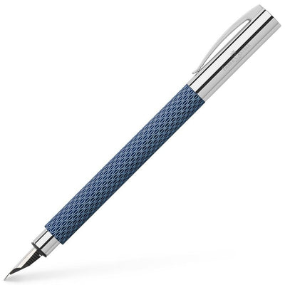 Faber-Castell Ambition Fountain Pen - OpArt Deep Water | Atlas Stationers.