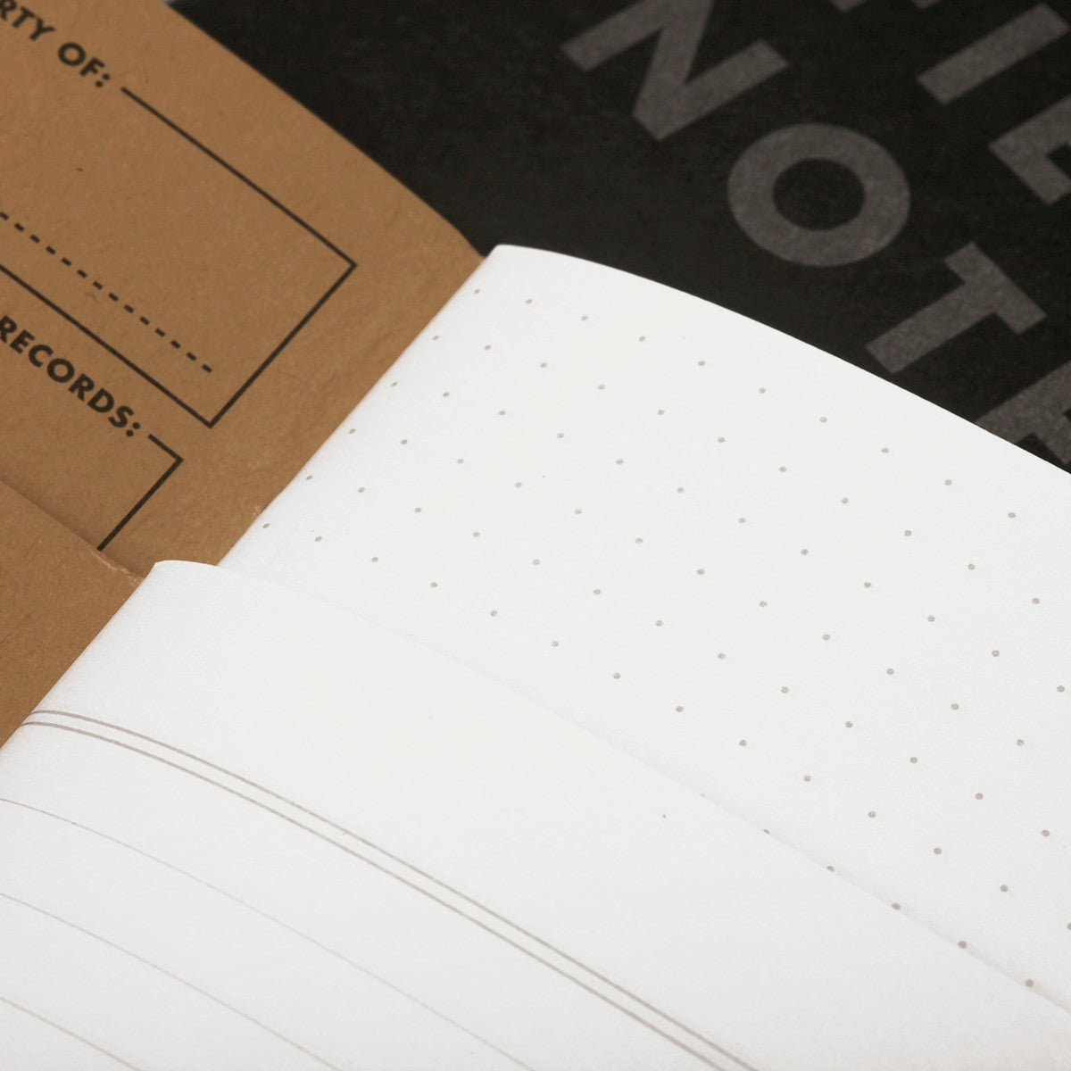 Field Notes Pitch Black Notebook, Dot Graph, 2-Pack, 4 3/4