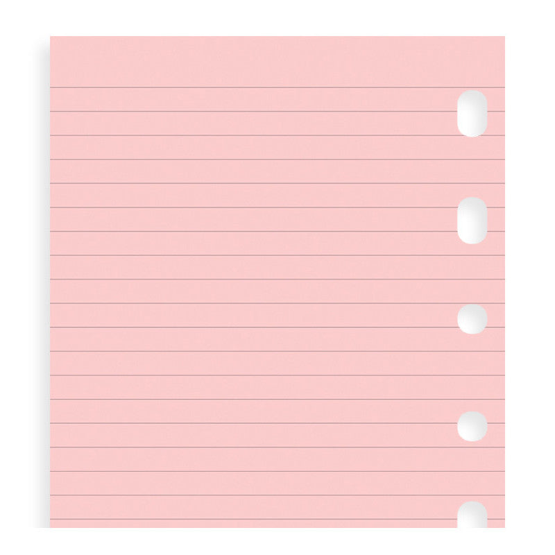 Filofax Ruled Pink Paper Refill - Pocket | Atlas Stationers.