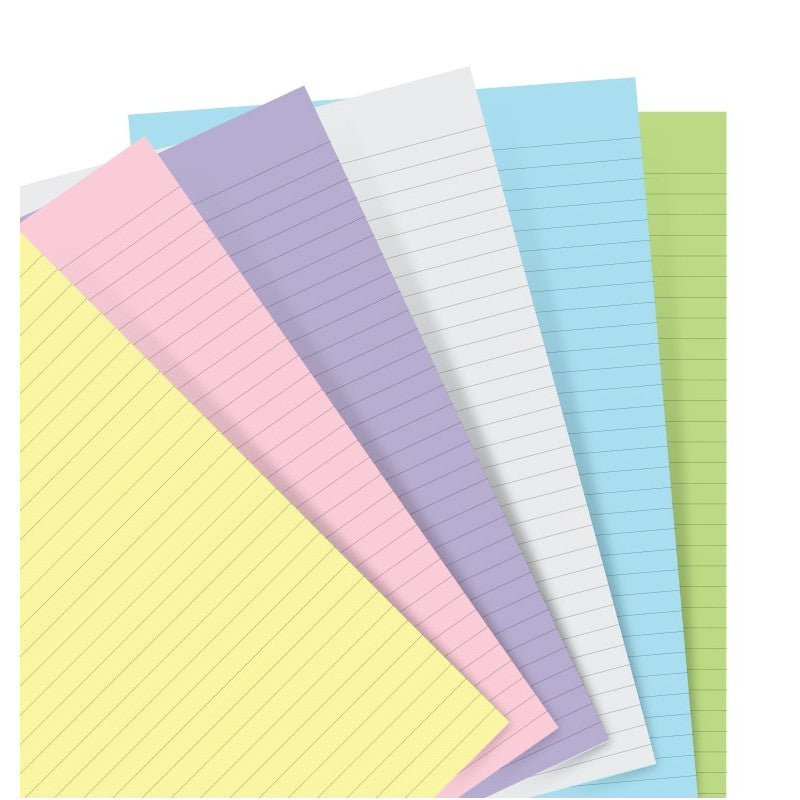 Filofax Ruled Pastel Paper Refill - Pocket | Atlas Stationers.