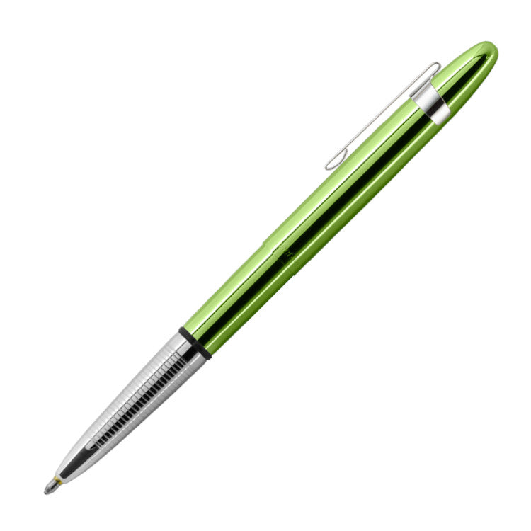 Fisher Space Pen Translucent Bullet Pen in Aurora Borealis with Chrome Clip | Atlas Stationers.