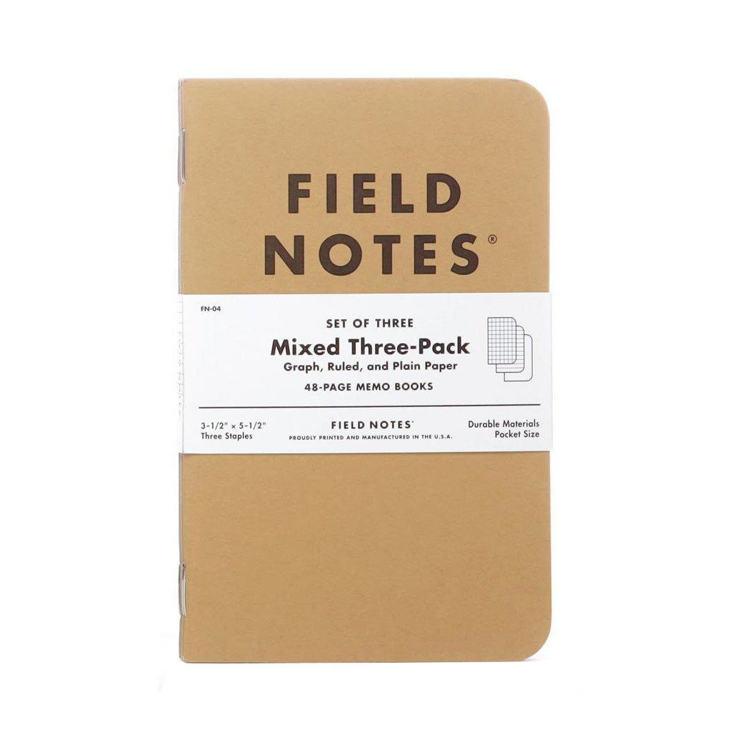 Field Notes Original Mixed 3-Pack | Atlas Stationers.