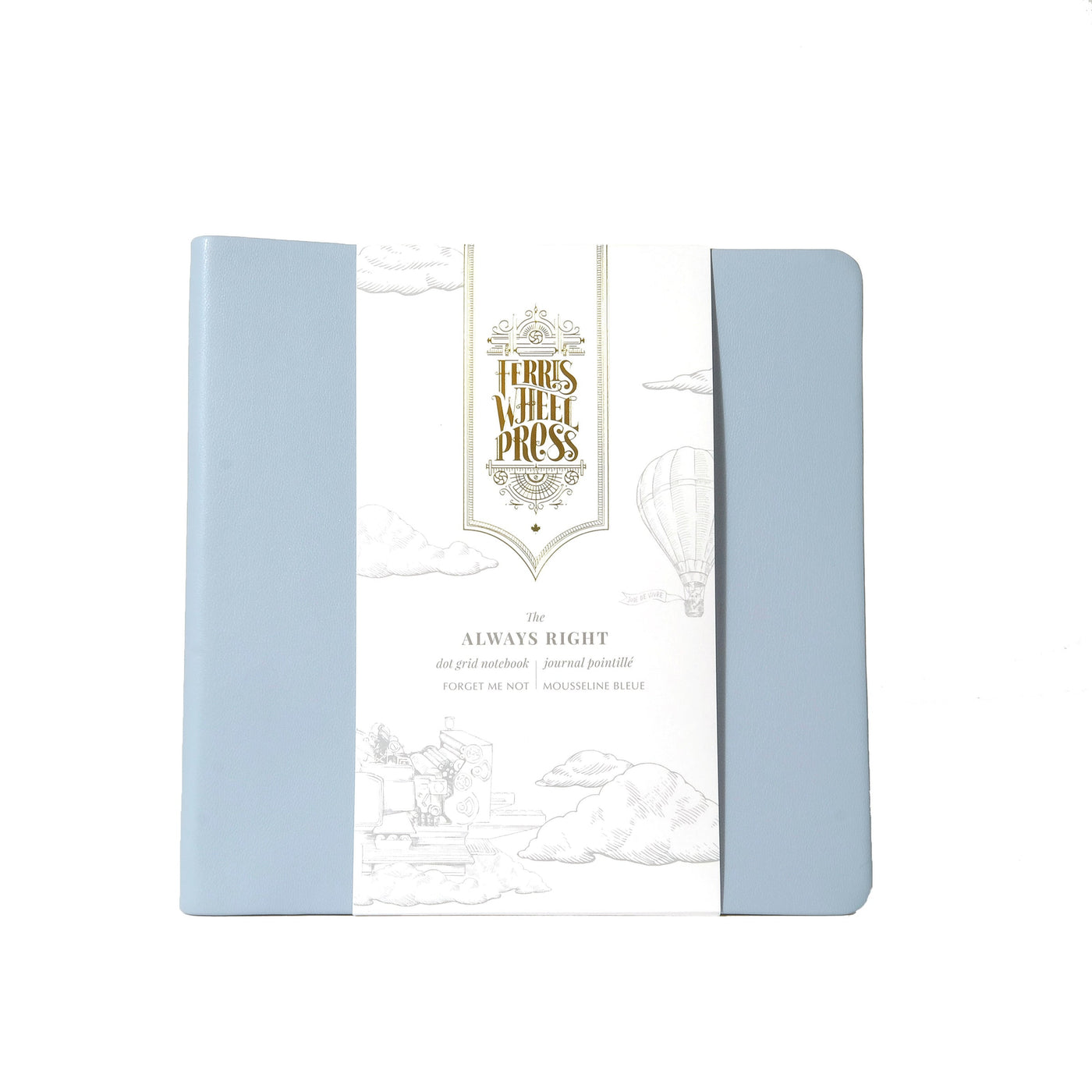 Ferris Wheel Press Always Right Notebook - Forget Me Not | Atlas Stationers.