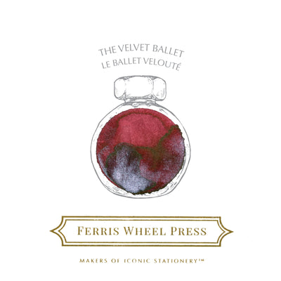 Ferris Wheel Press 38ml bottled Ink - Velvet Ballet | Atlas Stationers.