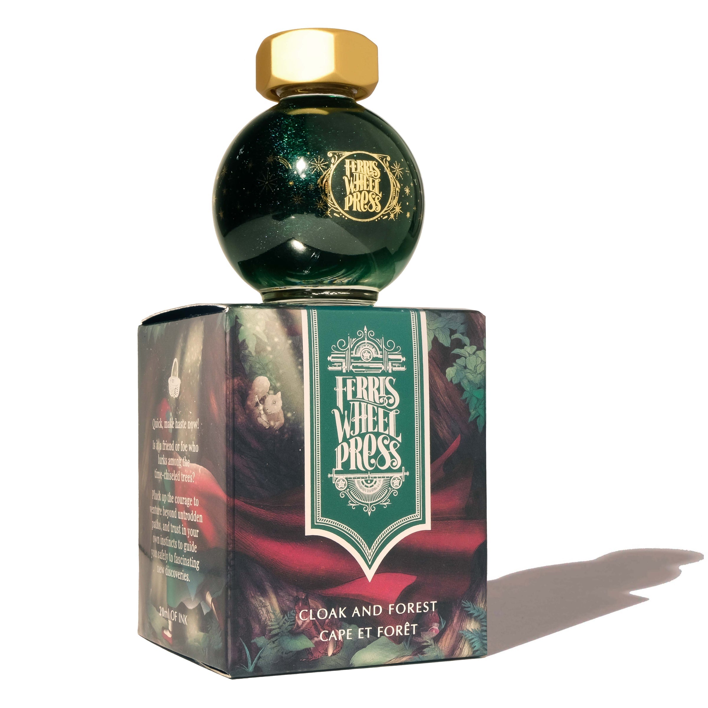 Ferris Wheel Press Cloak and Forest - 20ml bottled Ink (Special
