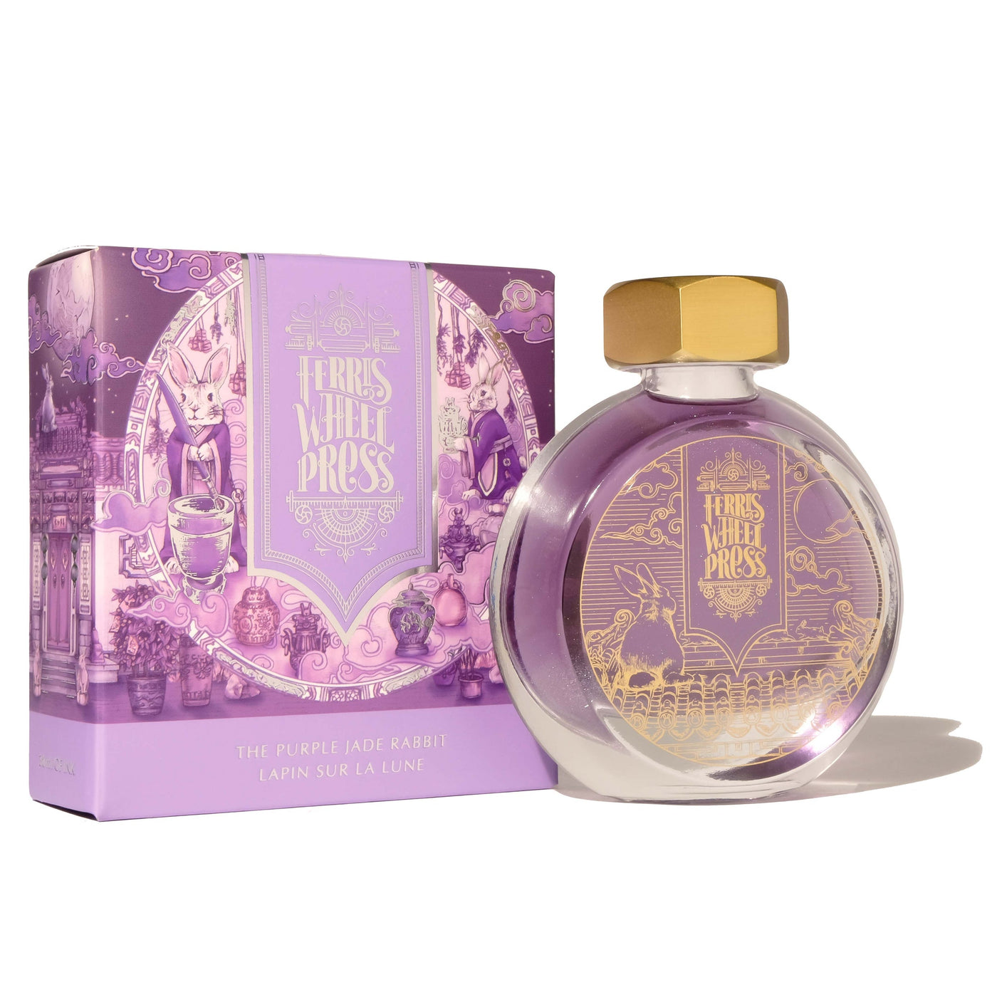 Ferris Wheel Press 38ml bottled Ink - Lunar New Year Purple Jade Rabbit (Special Edition)