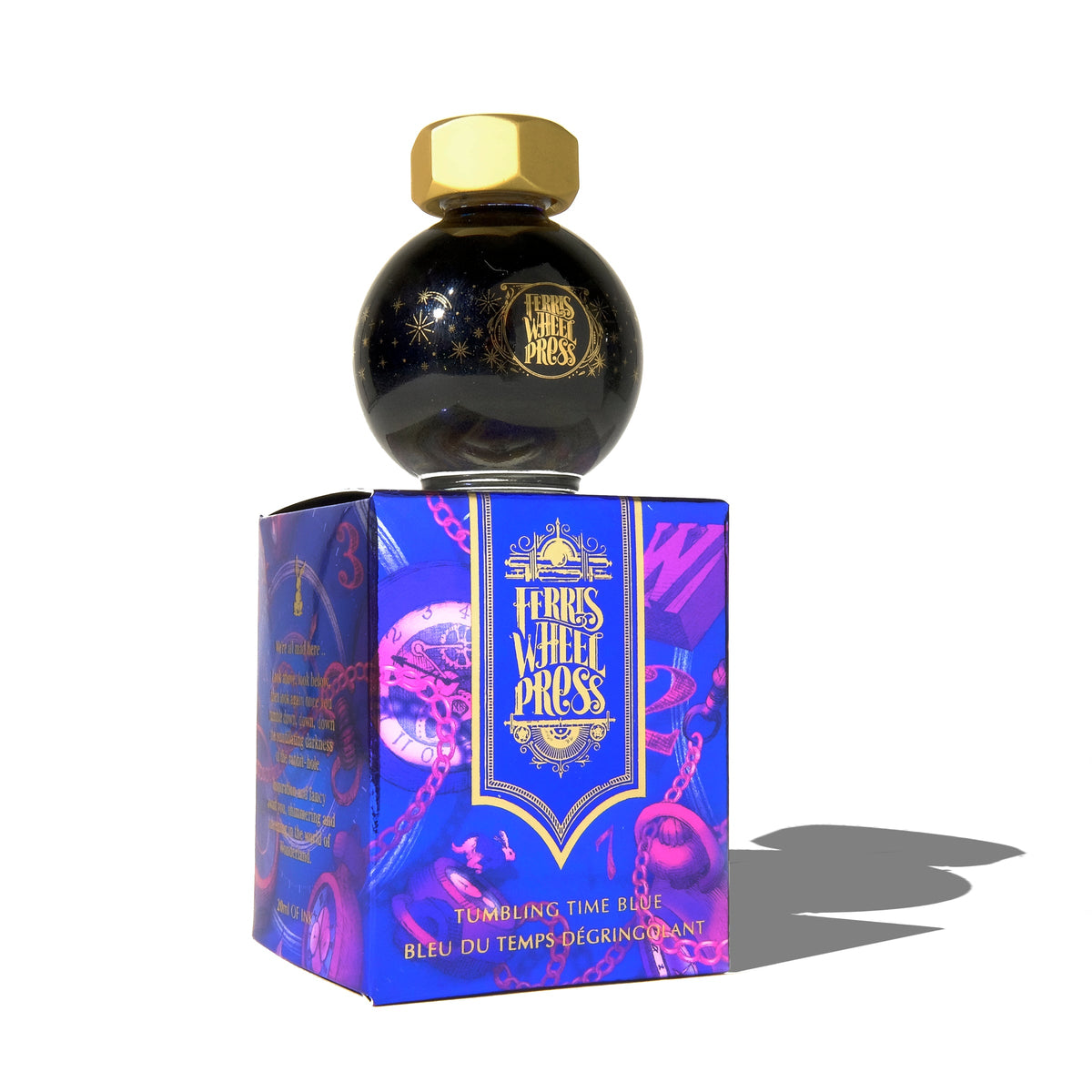 Ferris Wheel Press Tumbling Time Blue - 20ml bottled Ink (Special