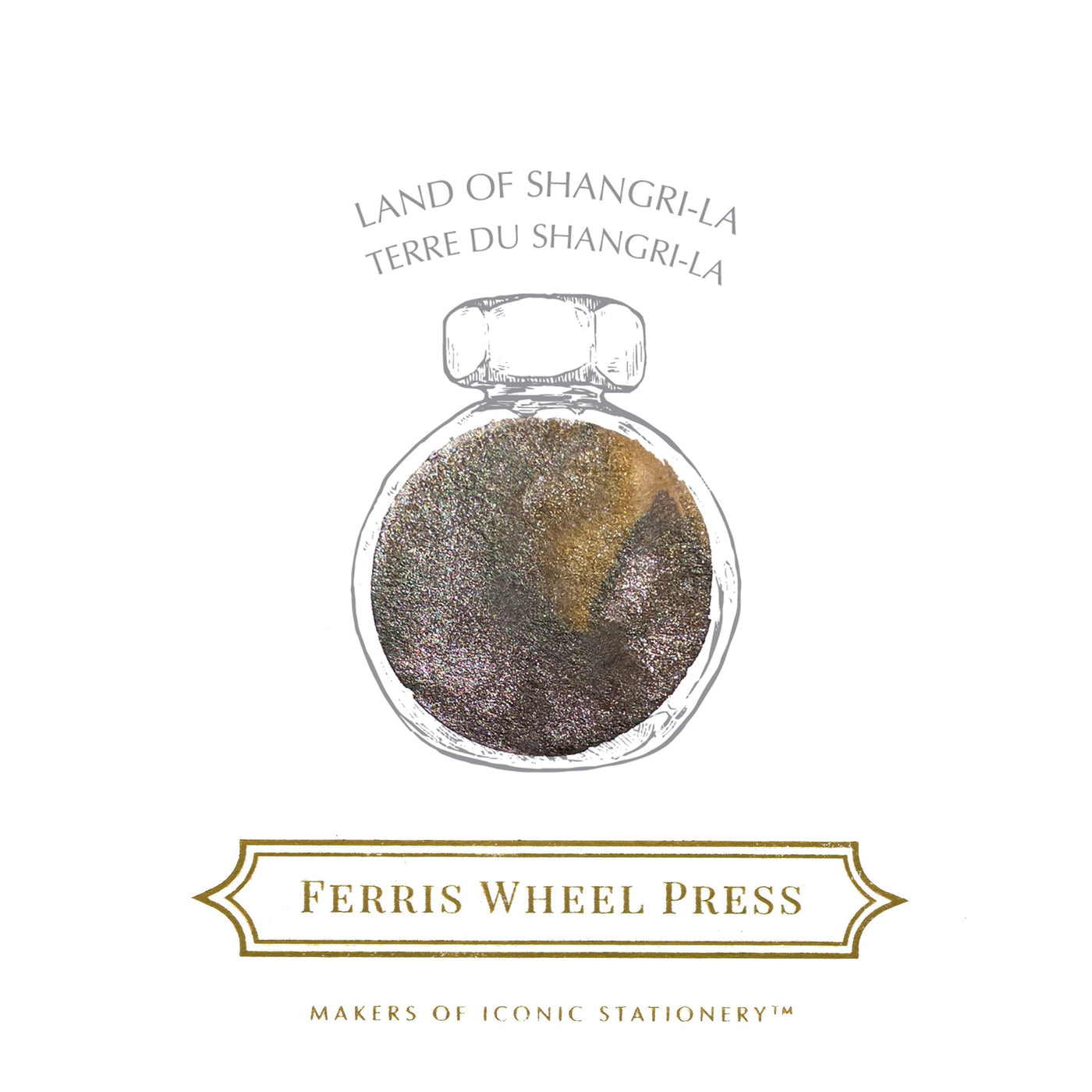 Ferris Wheel Press 38ml bottled Ink - Land of Shangri-La