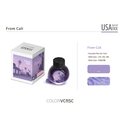 Colorverse USA 15ml Bottled Ink - From Cali (California) | Atlas Stationers.