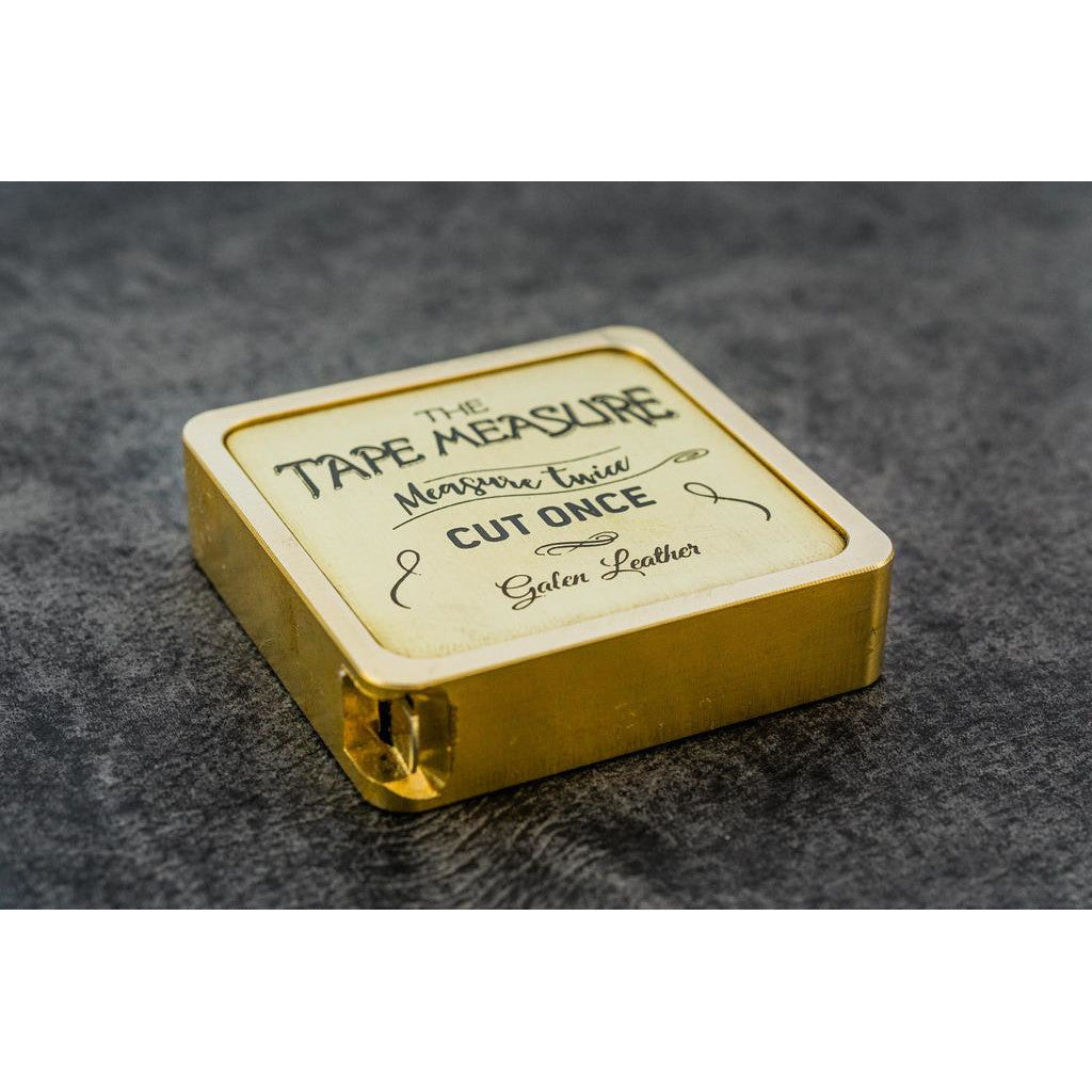 Galen Leather Brass Tape Measure | Atlas Stationers.