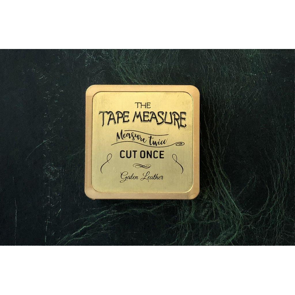 Galen Leather Brass Tape Measure | Atlas Stationers.