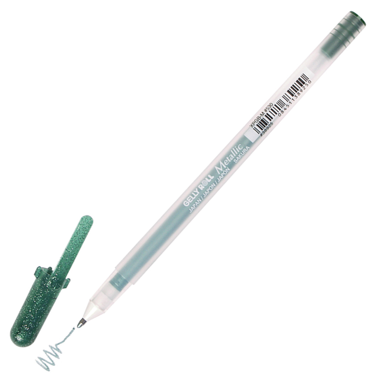 Gelly Roll Metallic Gel Pen - Hunter Green | Atlas Stationers.