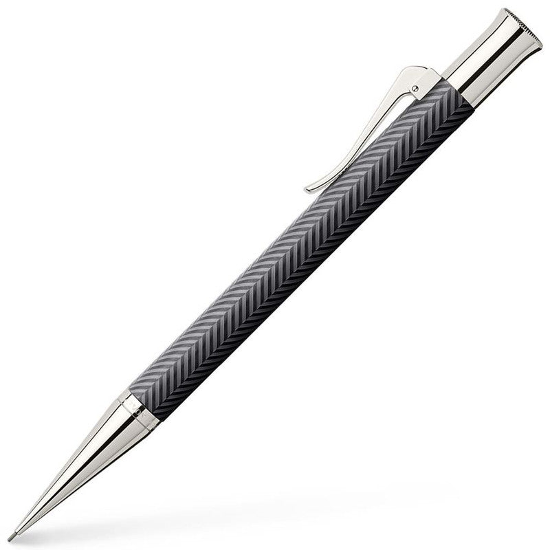 Graf von Faber-Castell Guilloche Mechanical Pencil - Anthracite | Atlas Stationers.