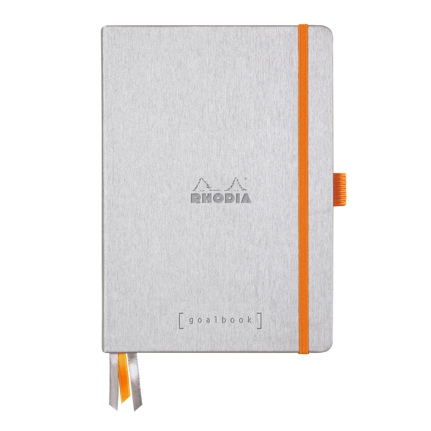 Rhodia Hardcover Goalbook - Silver | Atlas Stationers.