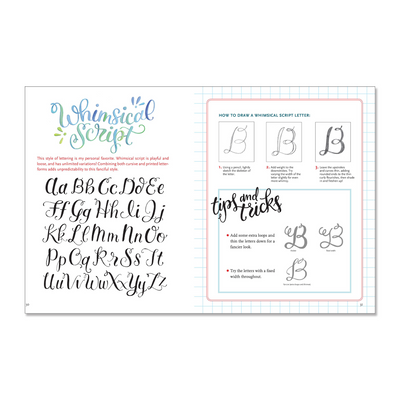 Hand Lettering How To Book | Atlas Stationers.