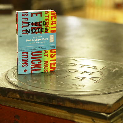 Field Notes Quarterly Edition - Hatch Show Print (Special Edition) | Atlas Stationers.
