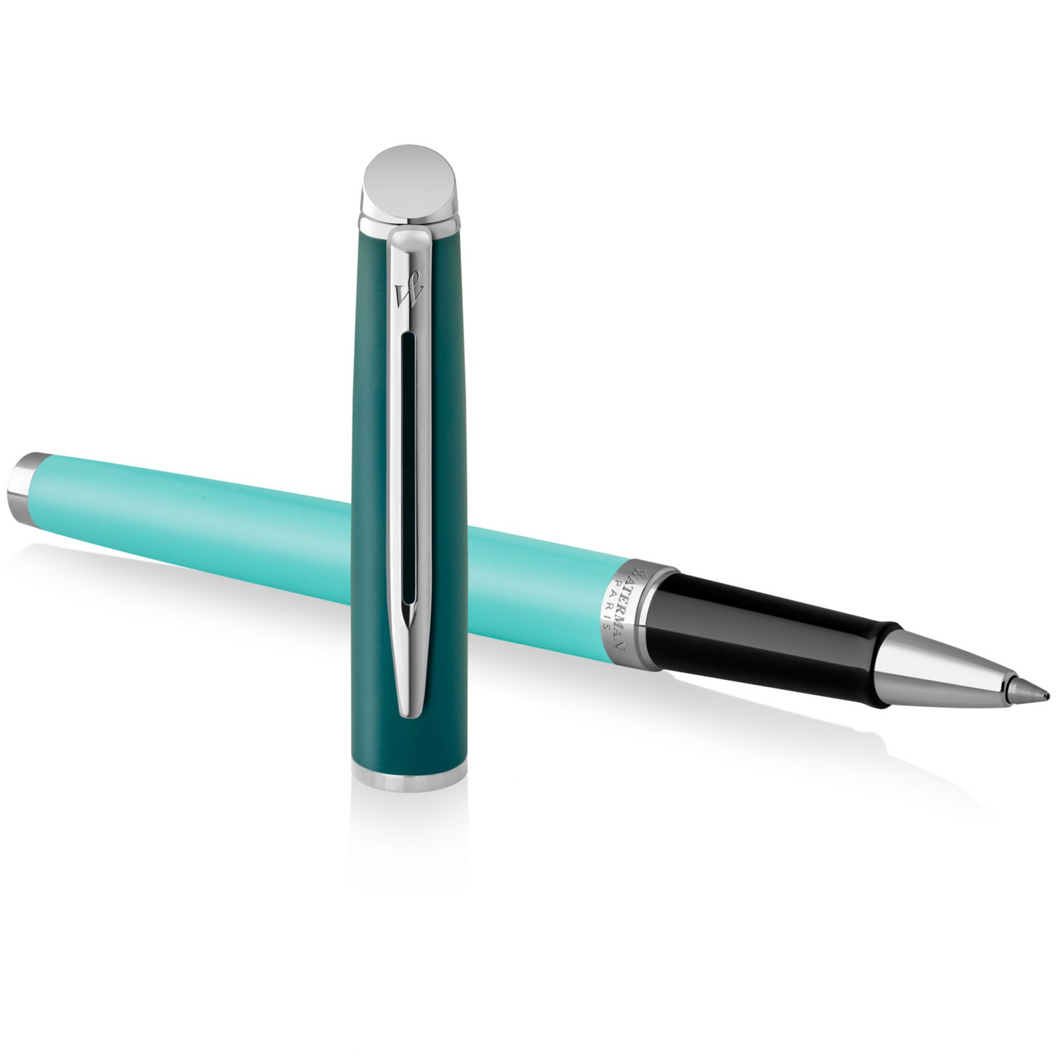 Waterman Hemisphere Color Block Rollerball Pen - Green (Special Edition)