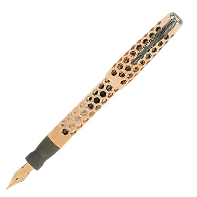 Pineider Honeycomb Fountain Pen - Rosegold (Limited Edition)