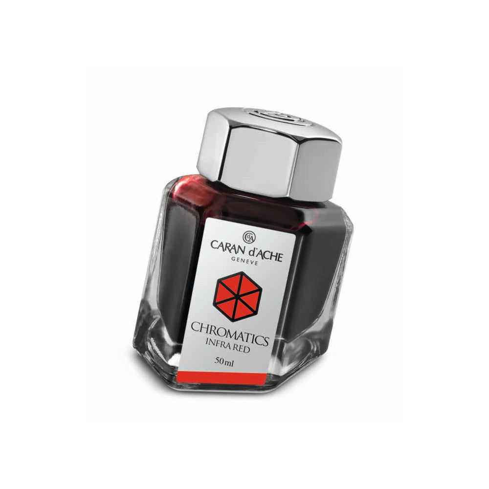 Caran d'Ache Chromatic - Infra Red - 50ml Bottled Ink | Atlas Stationers.