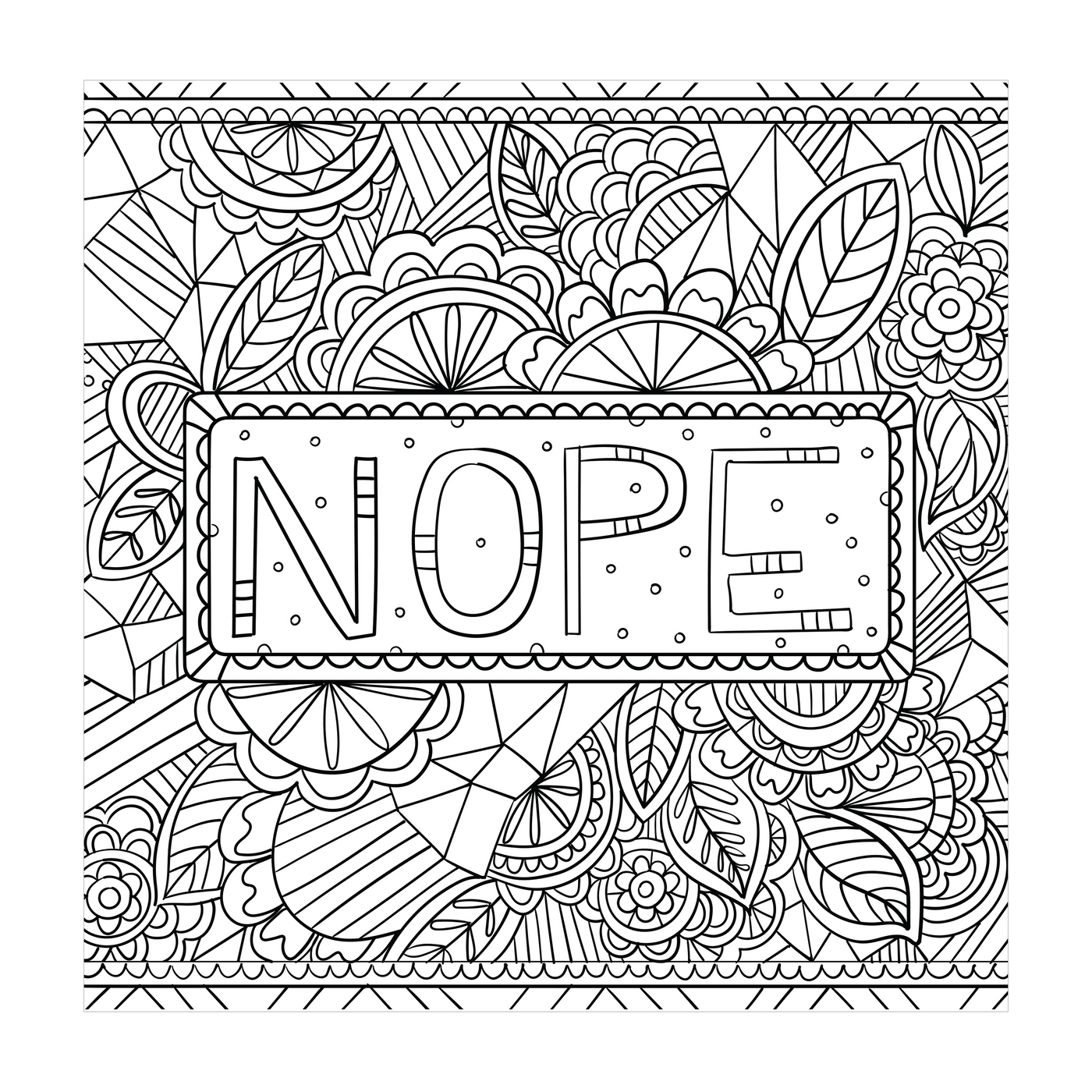 Inner F***ing Peace Adult Coloring Book | Atlas Stationers.