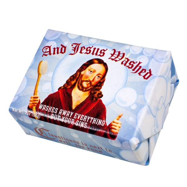 Jesus Washed Soap | Atlas Stationers.