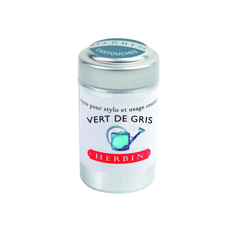 Herbink Ink Cartridges - Vert de Gris | Atlas Stationers.