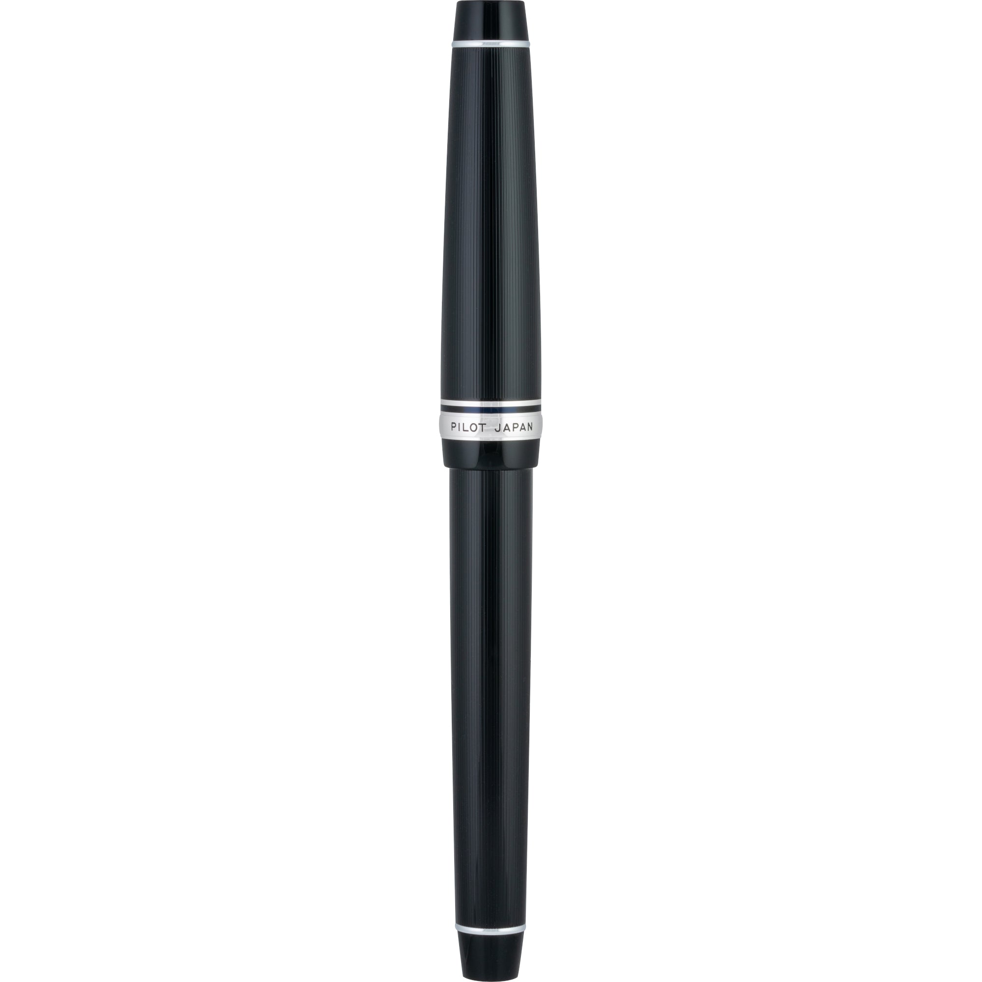 Pilot Justus 95 Fountain Pen - Black w/ Rhodium – Atlas Stationers