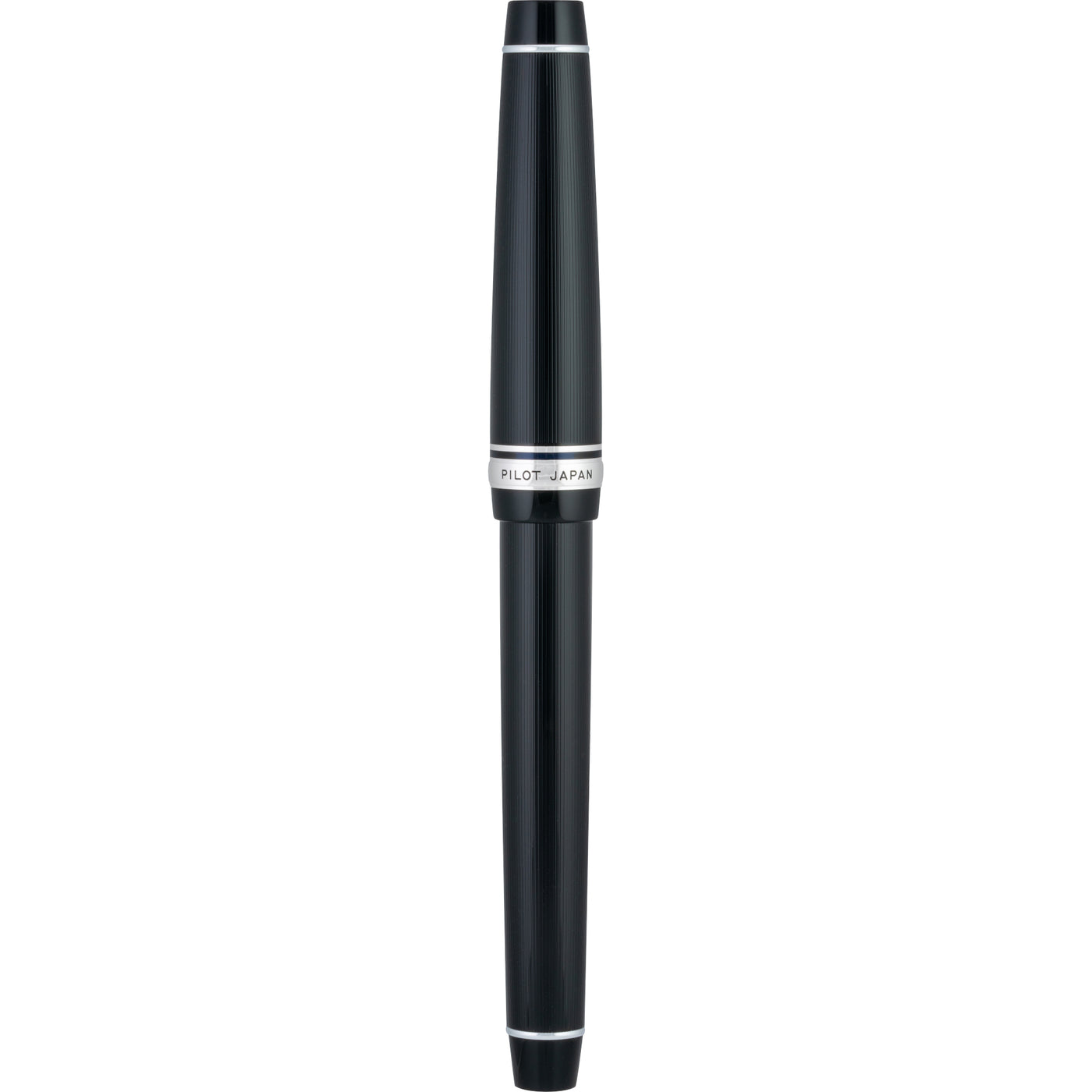 Pilot Justus 95 Fountain Pen - Black w/ Rhodium | Atlas Stationers.