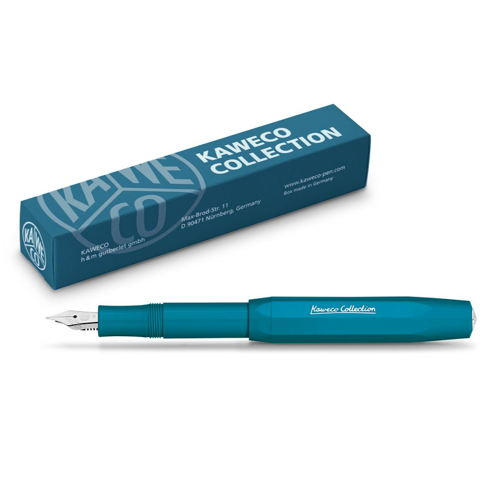 Kaweco Skyline Sport Fountain Pen - Cyan (Collectors Edition) | Atlas Stationers.