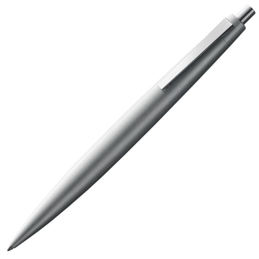 LAMY 2000 シルバー　ボールペン ステンレス Lamy 2000 Ballpoint Pen - Brushed Stainless Steel – Atlas Stationers