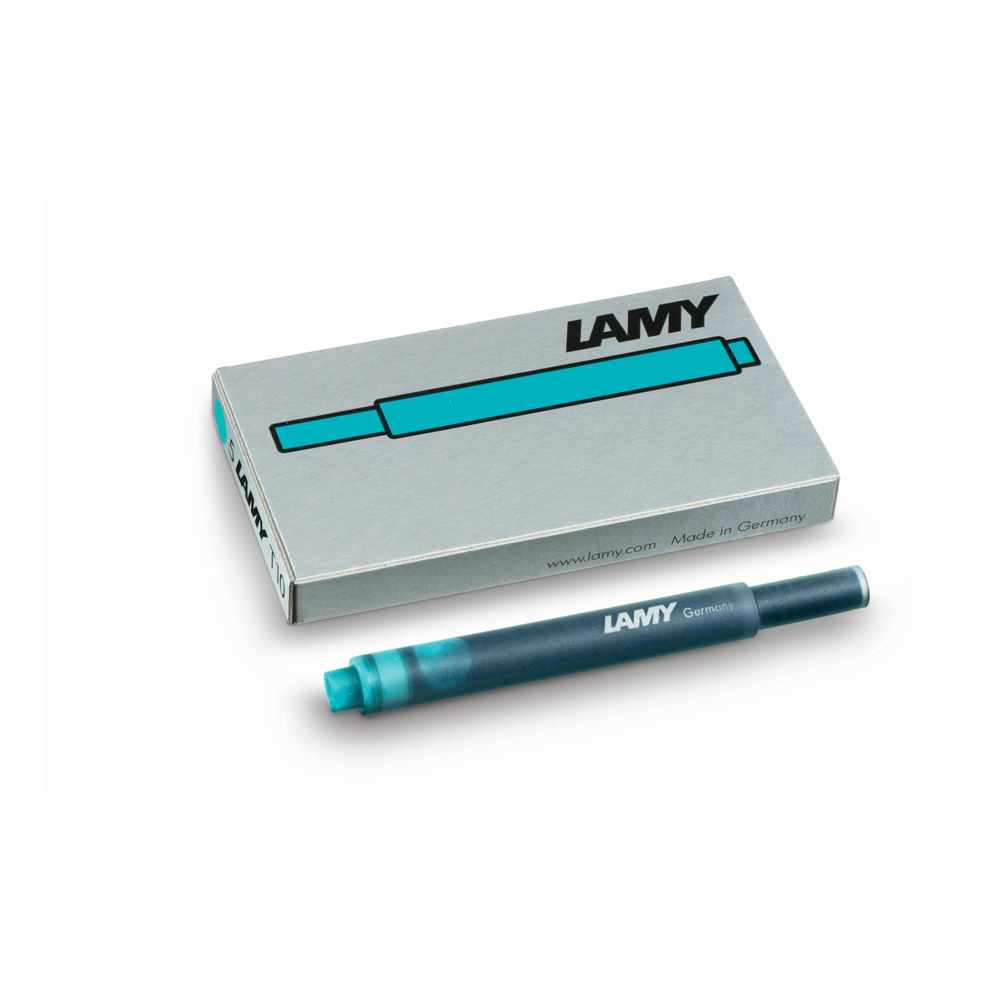 Lamy T10 Ink Cartridges - Turquoise | Atlas Stationers.