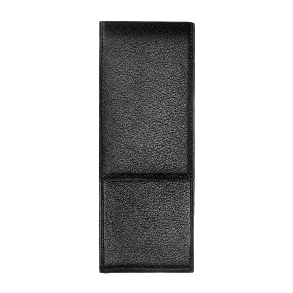 Lamy Leather Two Pen Pouch - Black | Atlas Stationers.