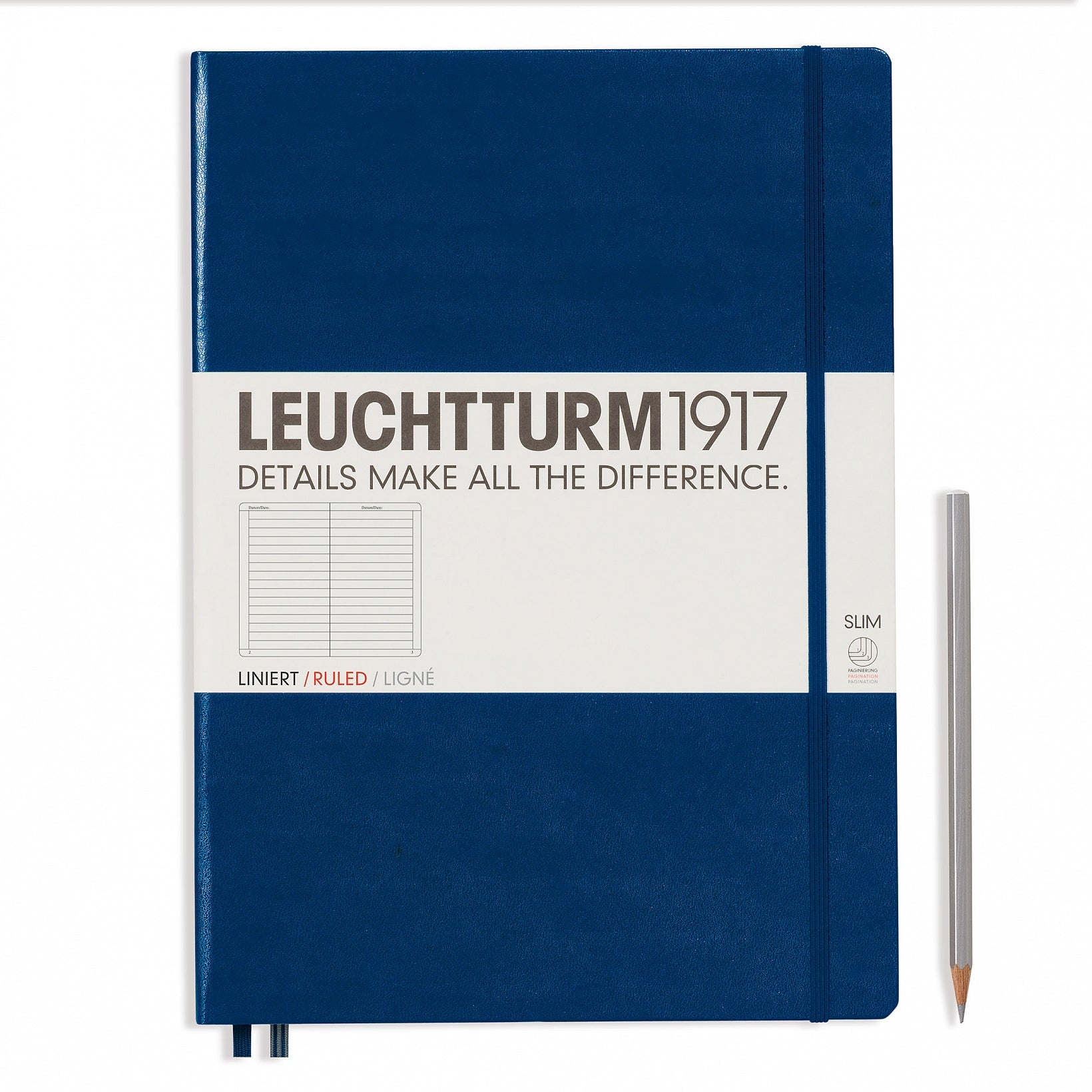 Leuchtturm A4+ Master Slim Hardcover Notebook - Ruled – Atlas
