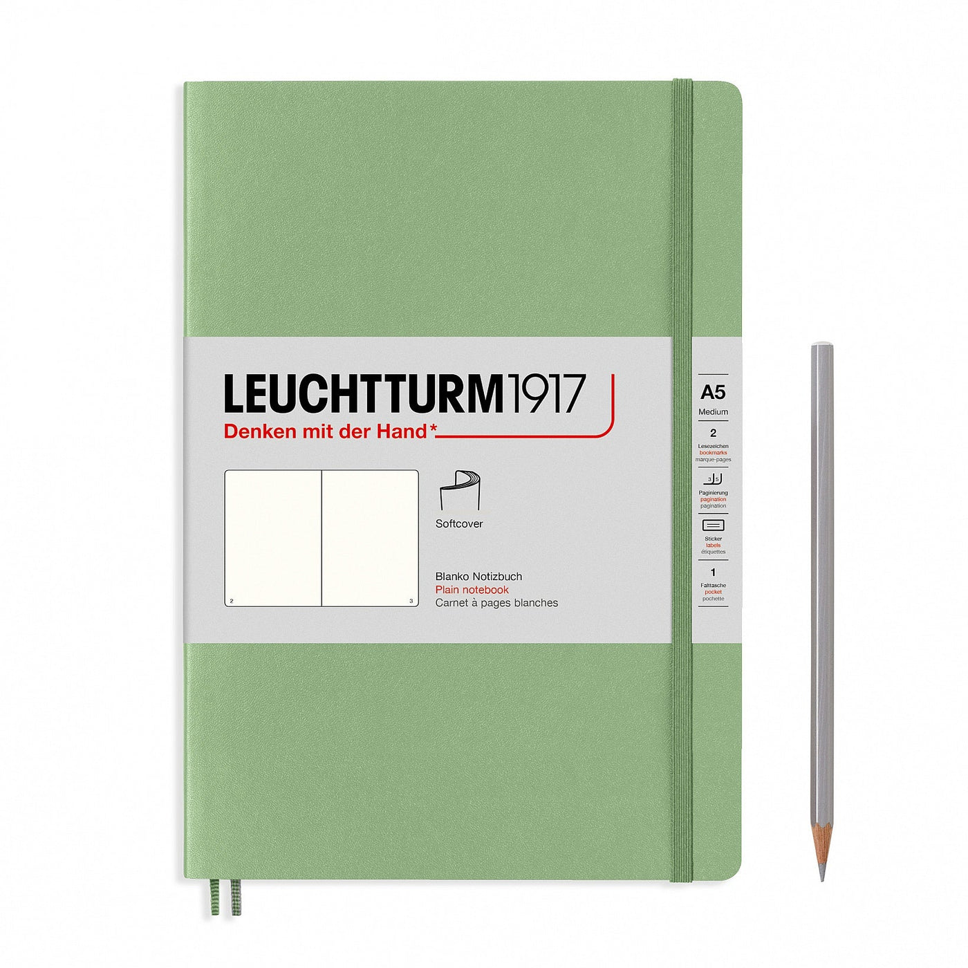 Leuchtturm1917 Notebook A5 Medium Mint Green