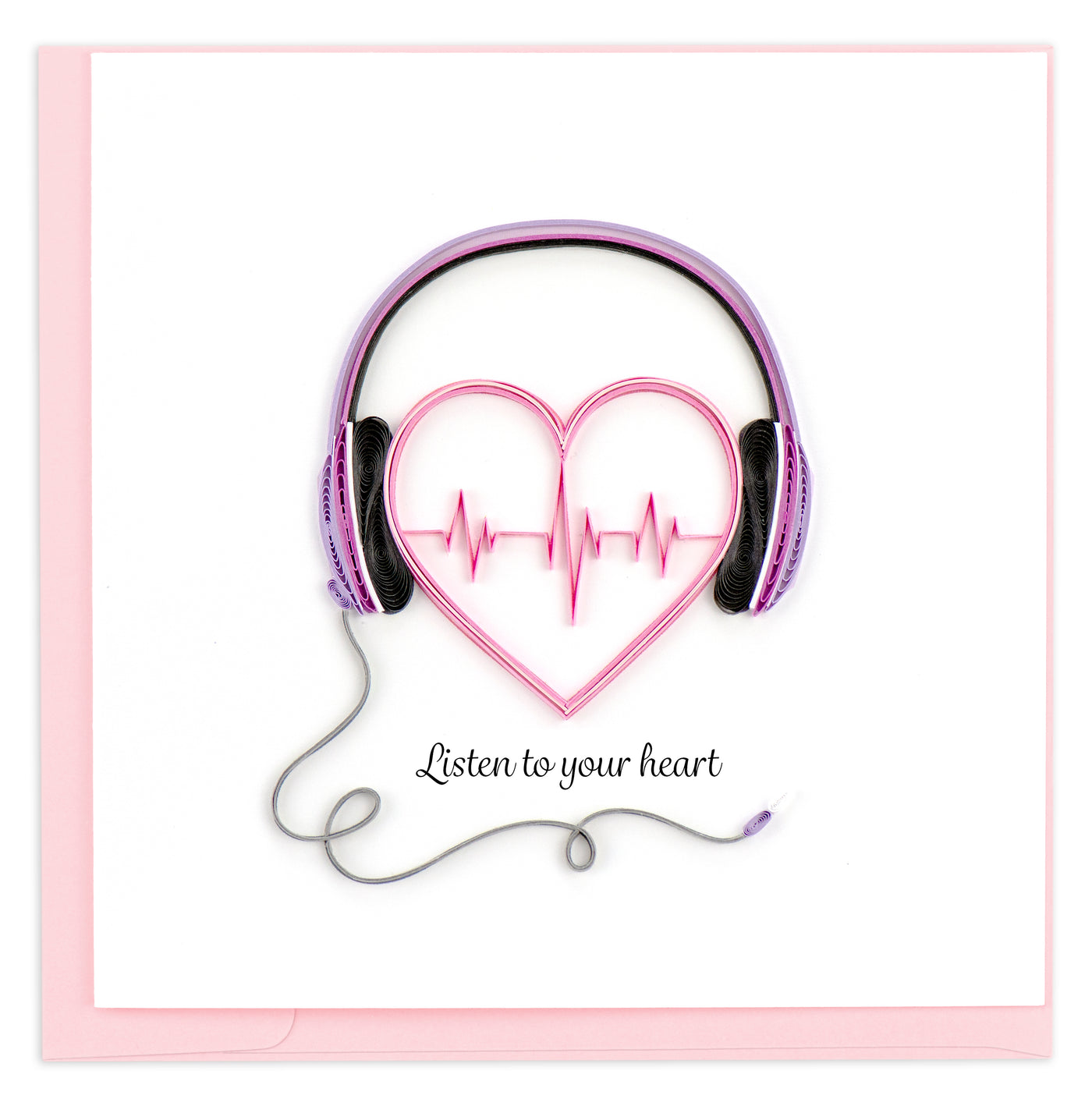 Quilled Listen to Your Heart Card | Atlas Stationers.