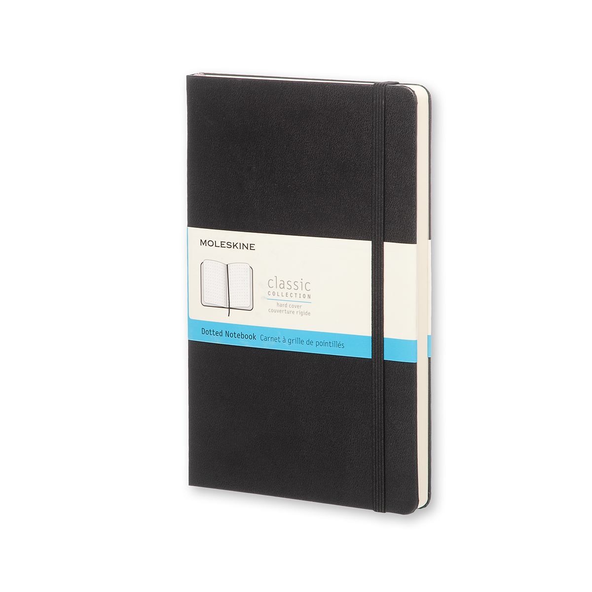 Moleskine Large Classic Hard Cover Notebook - Black - Dot Grid | Atlas Stationers.