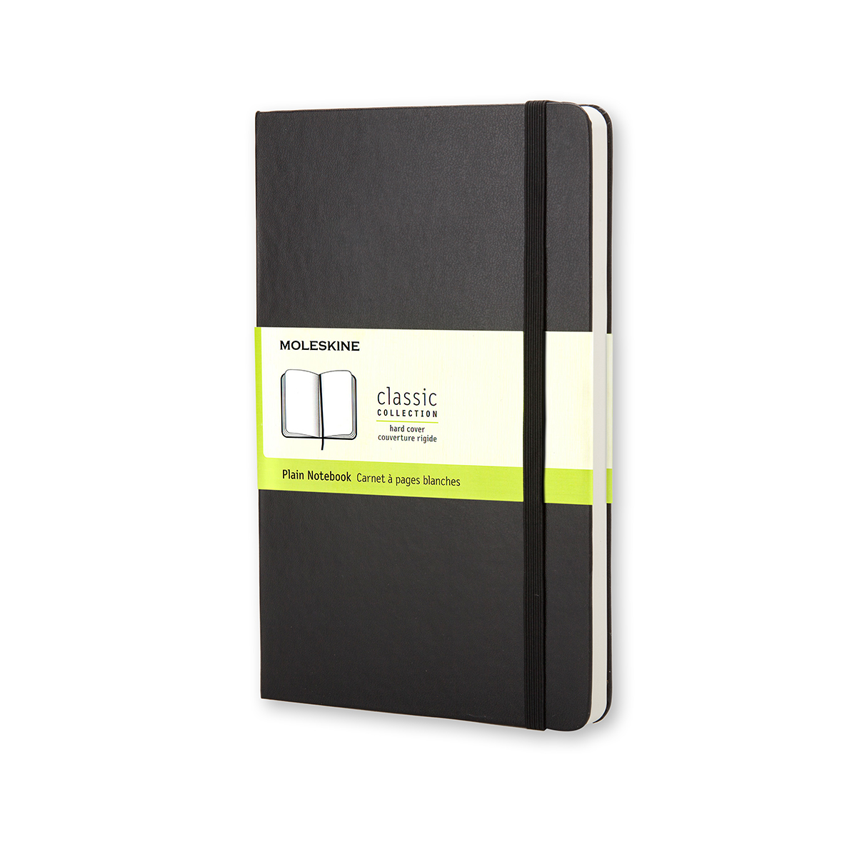 Moleskine Large Classic Hard Cover Notebook - Black - Plain | Atlas Stationers.