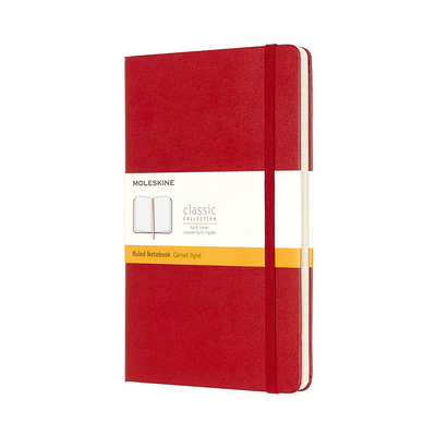 Moleskine Large Classic Hard Cover Notebook - Red - Ruled | Atlas Stationers.