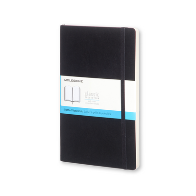 Moleskine Large Classic Soft Cover Notebook - Black - Dot Grid | Atlas Stationers.
