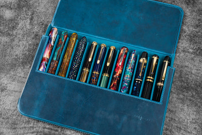 Galen Leather Magnum Opus 12 Slot Pen Case