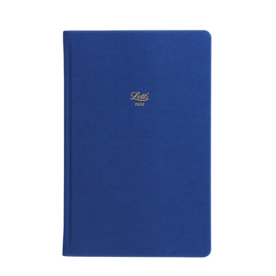 Letts Legacy Hardcover Notebook - 5 1/8" x 7 7/8" - Ruled - Blue | Atlas Stationers.