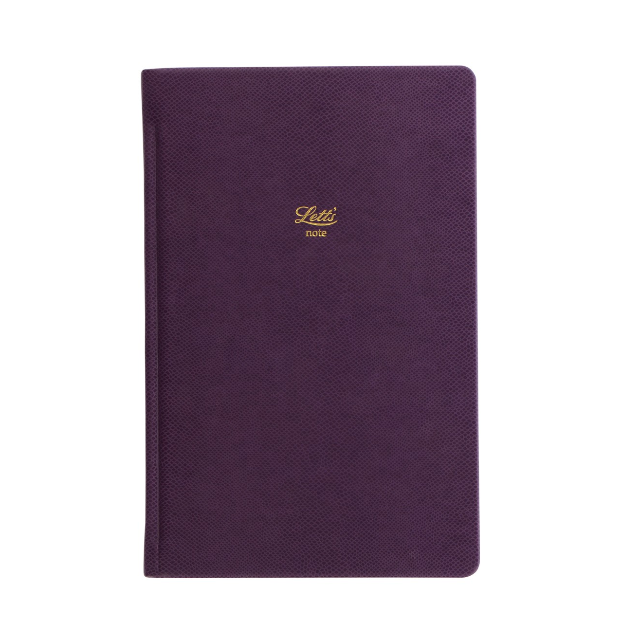 Letts Legacy Hardcover Notebook - 5 1/8" x 7 7/8" - Ruled - Purple | Atlas Stationers.