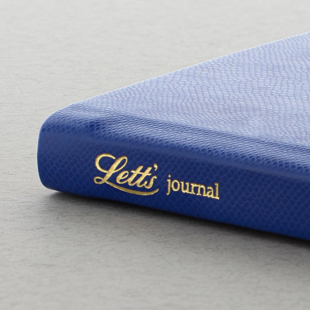 Letts Legacy Hardcover Notebook - 5 1/8" x 7 7/8" - Dot Grid - Blue | Atlas Stationers.