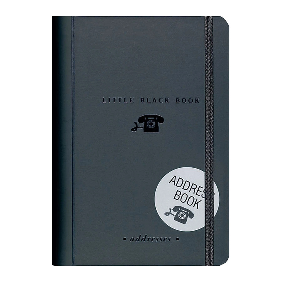 LITTLE BLACK BOOK OF ADDRESSES | Atlas Stationers.