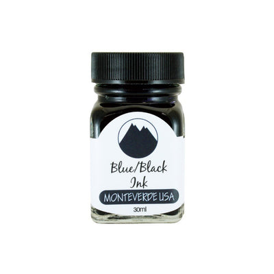 Monteverde Blue/Black - 30ml Bottled Ink | Atlas Stationers.