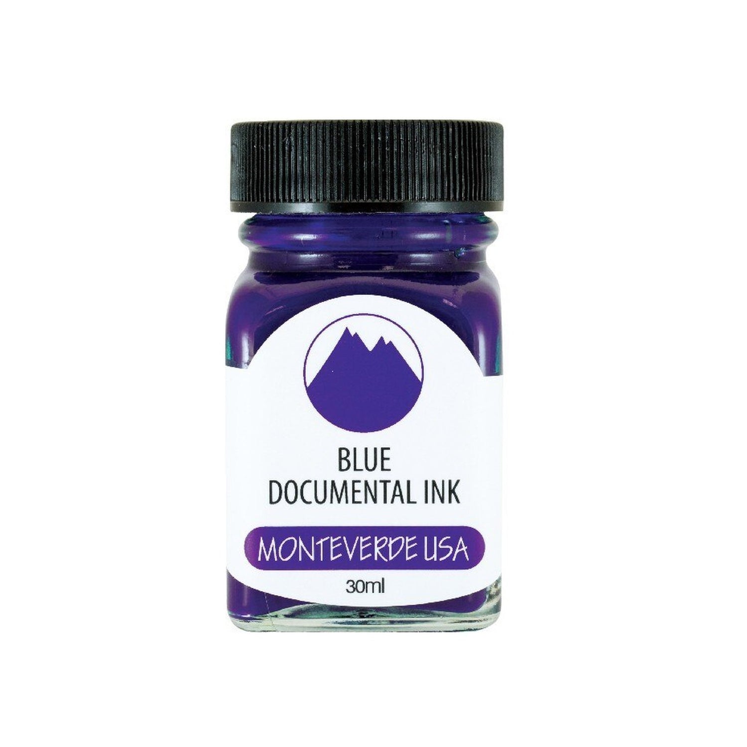 Monteverde Documental Permanent Blue - 30ml Bottled Ink | Atlas Stationers.