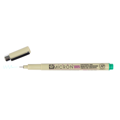 Pigma Micron 005 .2mm Pen - Green | Atlas Stationers.