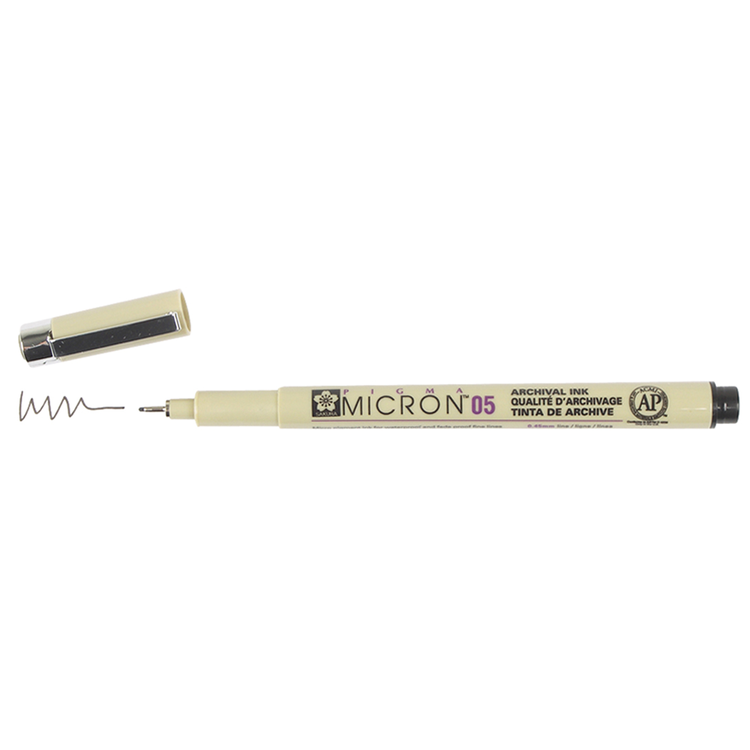 Pigma Micron 05 .45mm Pen - Black | Atlas Stationers.