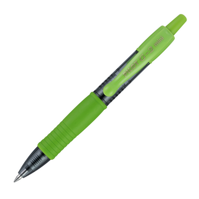 Pilot G2 Mini Gel Pen - Lime | Atlas Stationers.
