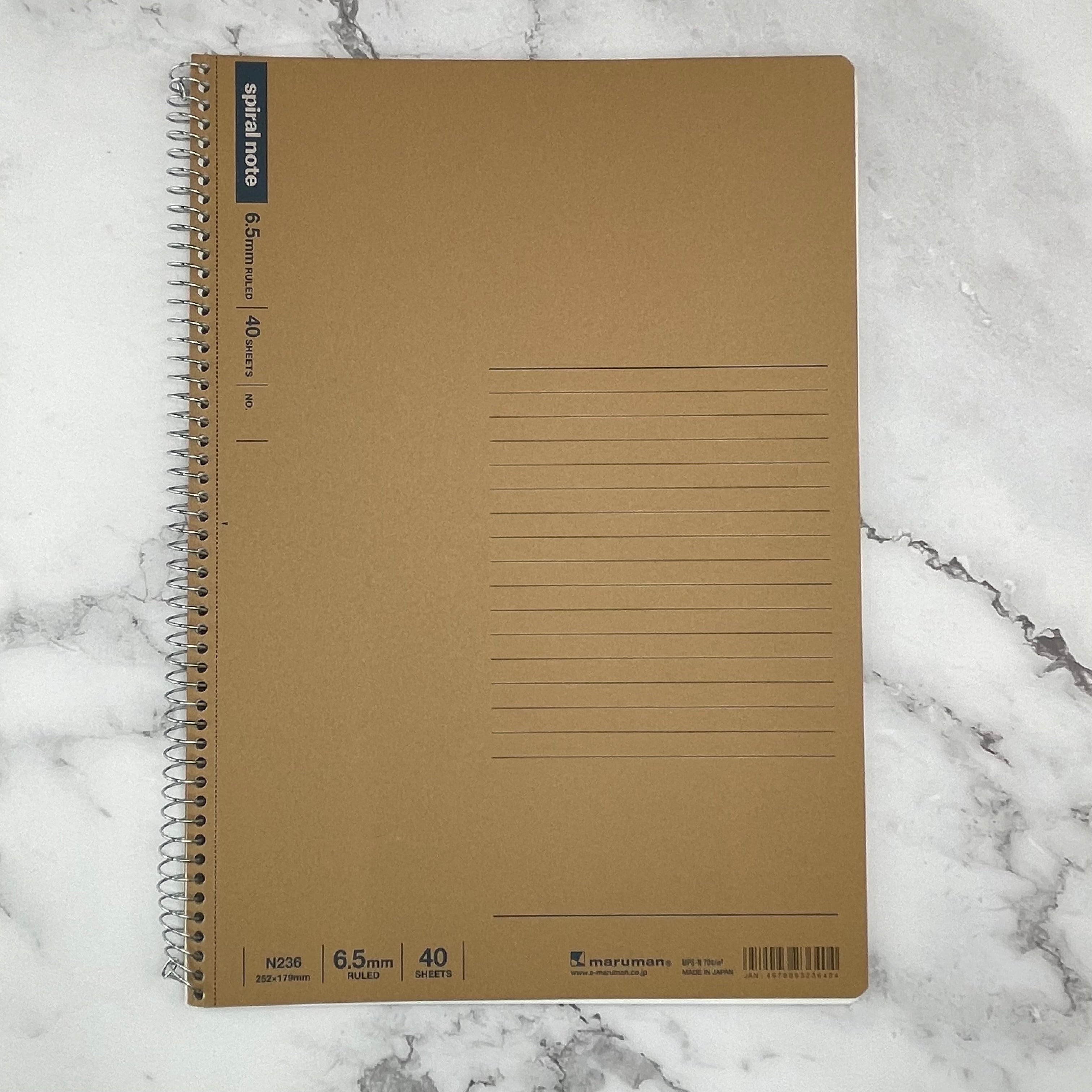 Maruman Spiral Notebook - Basic Line 6.5mm (B5) – Atlas